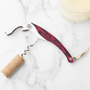 Red Black Blue Petal Corkscrew