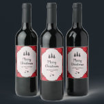 Red Black Buffalo Plaid Christmas Merry Wine Label<br><div class="desc">Red and Black Buffalo Plaid Christmas Wine Bottle Label - Our high quality template makes it effortless to customize your labels. If you would like to customize your labels further, please use the "customize further" link. Label is part of a collection.
Designed by Beverly Bainbridge
Homespun Cottage Designs
homespuncottagedesigns@gmail.com</div>