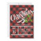 Red & Black Buffalo Plaid Christmas Party Invite