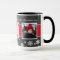 Red Black Chalkboard Three Photo Collage Christmas
