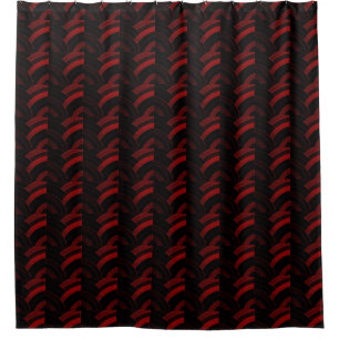 red/black chic sophisticated chevrons pattern