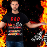 Red | Black Go Kart Racing Birthday<br><div class="desc">Race on over to celebrate a go kart racing-themed birthday. This birthday party design features a red and black go kart with a red helmeted drive and flames shooting out the back of the go kart. The words "Ready, Set, Go!" are also done in a flame-toned gradient. A pair of...</div>