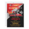 Red | Black Go Kart Racing Birthday Invitation