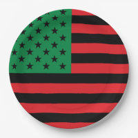 Red Black Green African American Flag