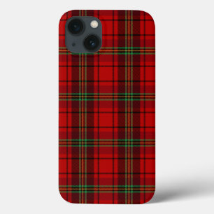 Red Black Green Cozy Plaids iPhone 13 Case
