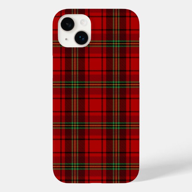 Red Black Green Cozy Plaids  Case-Mate iPhone Case (Back)