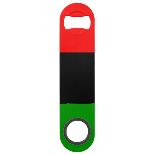 Red, Black, Green Pan African Flag Bar Key