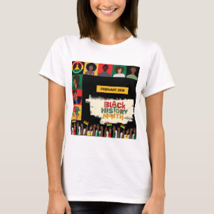 red  Black History Month Honouring Legacy  T-Shirt