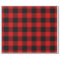 Red Black Huge Buffalo Plaid Lumberjack Tartan