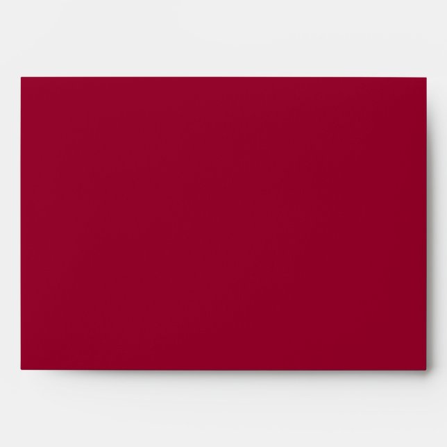 Red Black Linen Envelopes (Front)