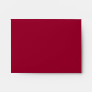 Red Black Linen RSVP Envelopes