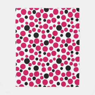 red black peas retro on white background fleece blanket