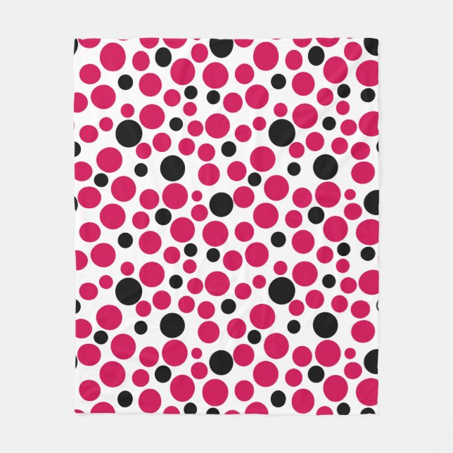 red black peas retro on white background fleece blanket (Front)