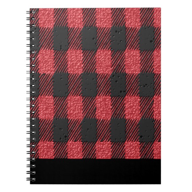 Red & Black plaid Journal (Front)
