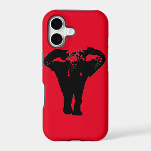 Red Black Pop Art Elephant iPhone 7 Plus Case