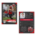Red & Black Pro Baseball Trading Card