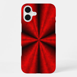 Red Black Rainbow in Elephantenskin leatheroptik iPhone 16 Plus Case