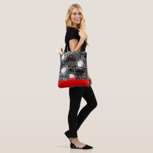 Red & Black Scribble, sacs à main