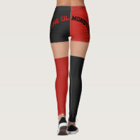 Red Black Shorts Knee Socks Name Roller Derby