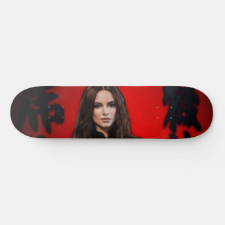 Red Black skateboard