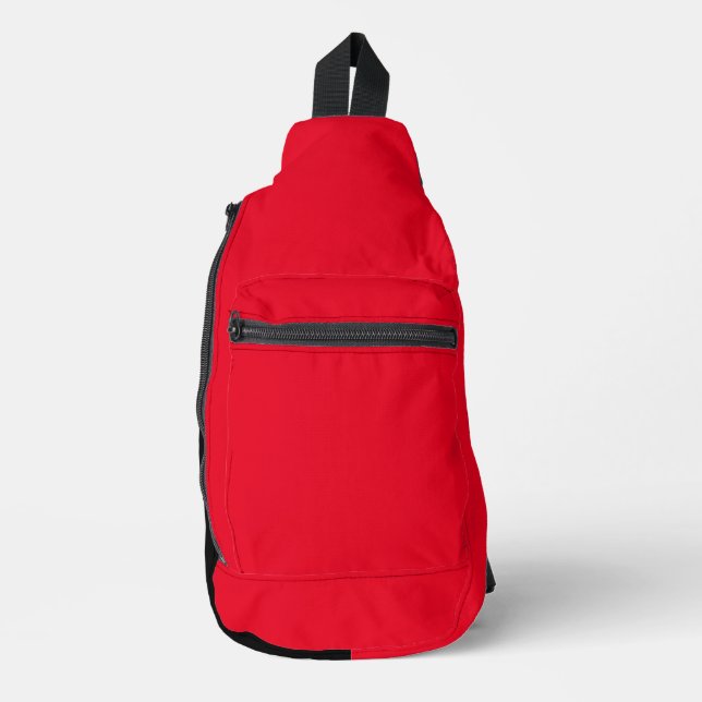 Red / Black Sling Bag (Front)