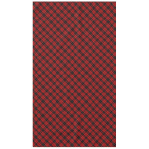 Red Black Tartan Christmas Tablecloth