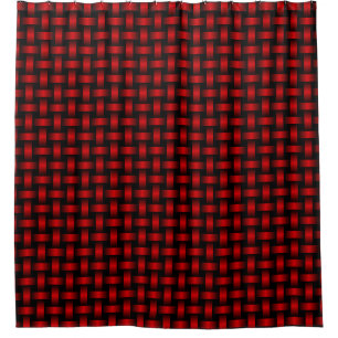 Red Black Weave Pattern