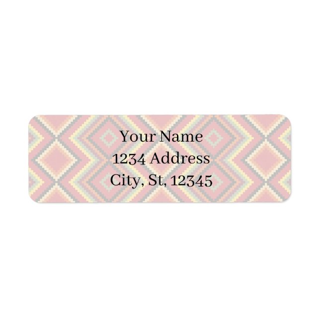 Red Black Yellow Native American Blanket Pattern (Front)