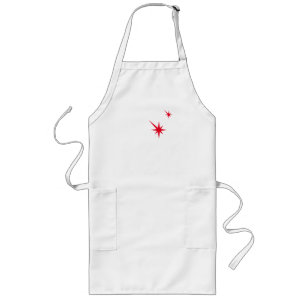 Red blood bloody scary Halloween - Long Apron