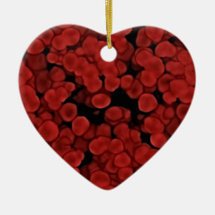 Red Blood Cells Ceramic Ornament