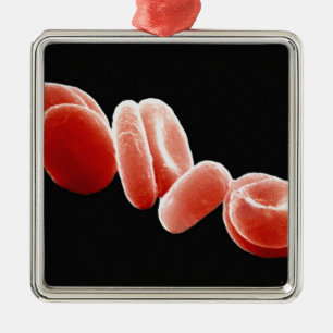 Red Blood Cells Metal Ornament