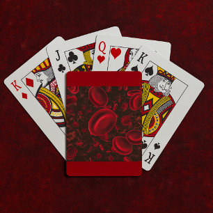 Red Blood Cells Microscopic Playing Cards