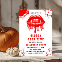 Red Blood Dripping Vampire Lips Halloween party