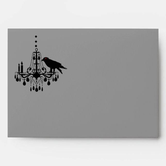 Red Bloody Mary Halloween Envelope (Front)