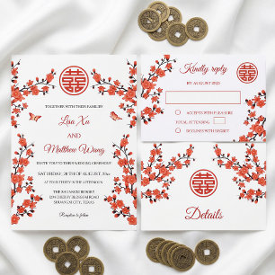 Red Blossom Chinese Wedding