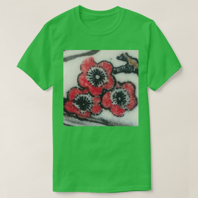 Red Blossoms T-Shirt (Design Front)