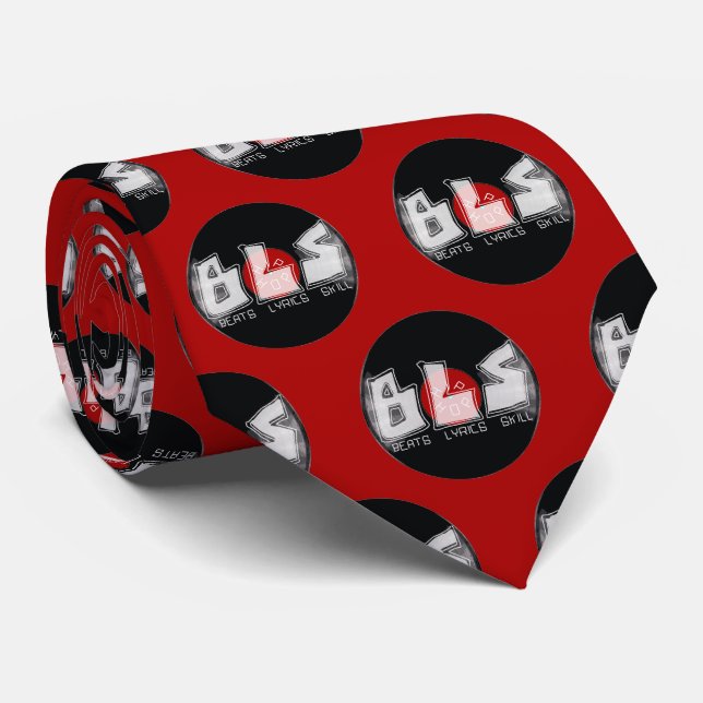 red BLS beats lyrics skill HIP HOP Tie (Rolled)