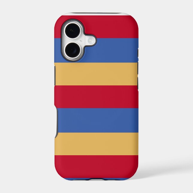 Red, Blue and Orange iPhone 5 Case (Back)