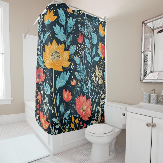 Red, Blue and Yellow Boho  (In Situ)