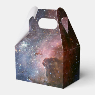 Red & Blue Carina Nebula Hubble Telescope Favor Box