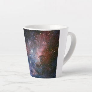 Red & Blue Carina Nebula Hubble Telescope Latte Mug