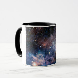 Red & Blue Carina Nebula Hubble Telescope Mug