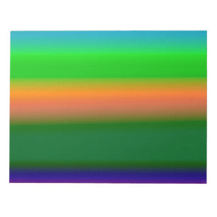 RED BLUE GREEN TEXTURE ART NOTEPAD
