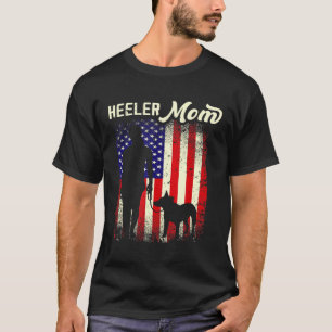 Red Blue Heeler Mom Australian Cattle Dog American T-Shirt