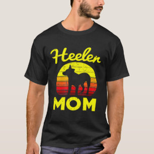 Red Blue Heeler Mom Cute Australian Cattle Dog Mam T-Shirt