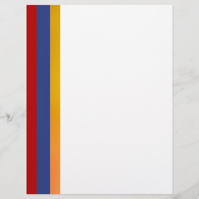 Red Blue Orange Letterhead (Front)