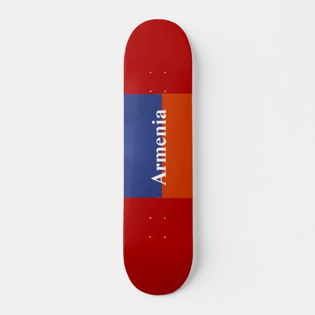 Red Blue Orange Skateboard (Front)