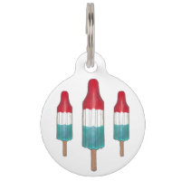 Red Blue Patriotic Rocket Pop Popsicle July 4th