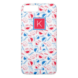 Red & Blue Pattern   Monogram iPhone 8 Plus/7 Plus Case