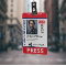 Red Blue Photo & Logo Press ID